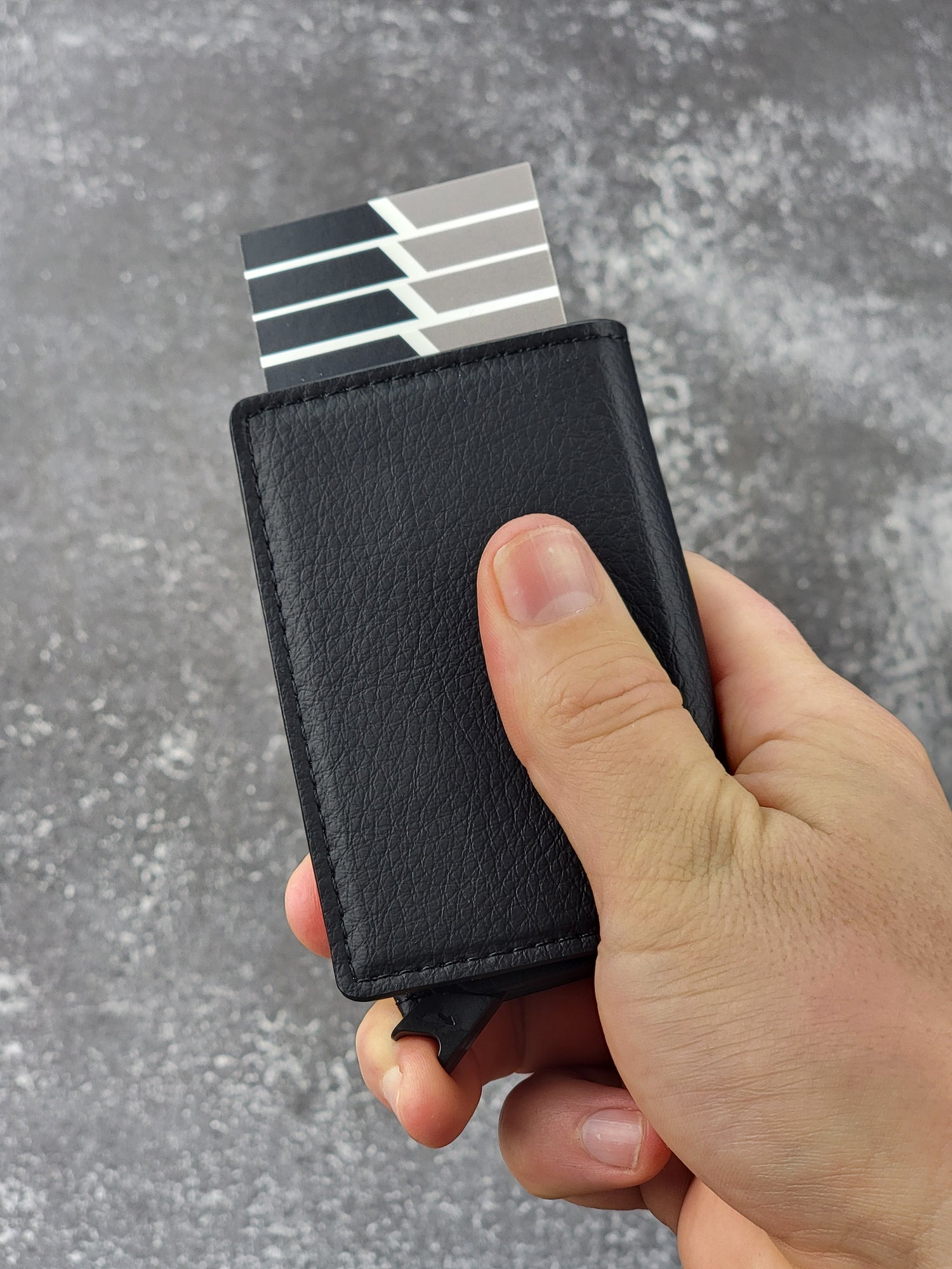 Cowhide Magnetic Folding RFID Wallet