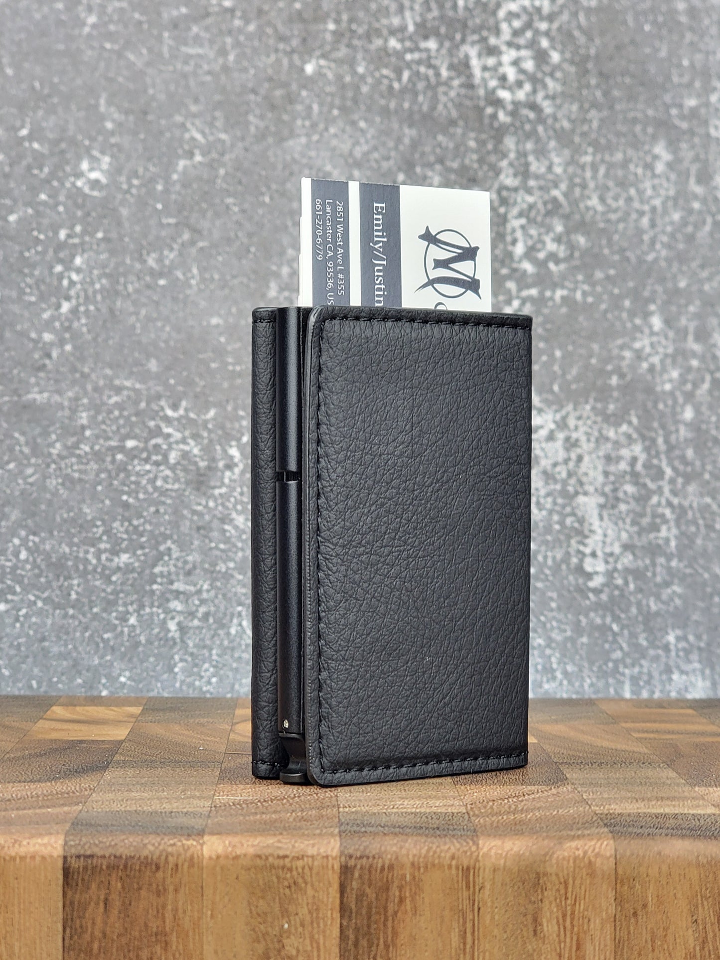 Cowhide Magnetic Folding RFID Wallet