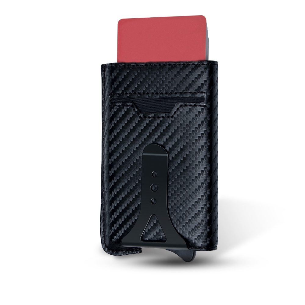 RFID Trigger Wallet -Carbon Fiber Look